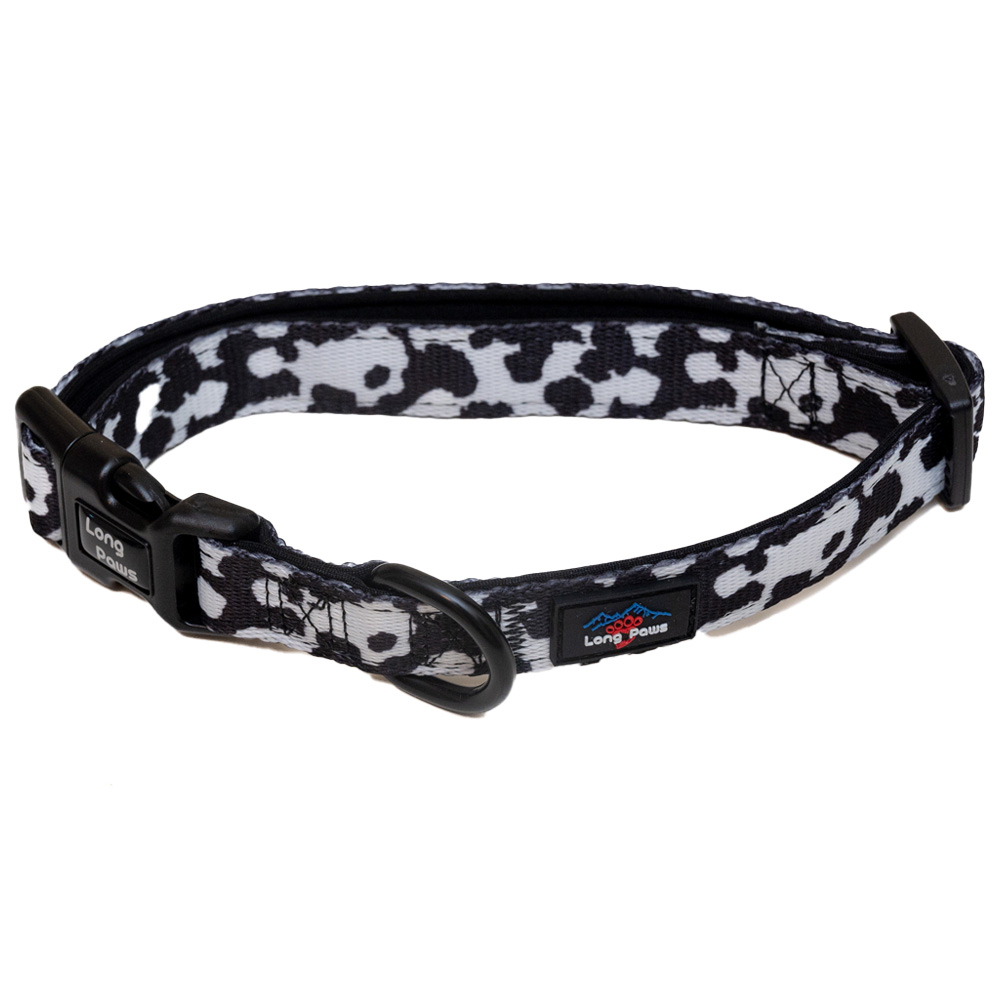Long Paws Funk the Dog Small Cow Print Collar Image 1