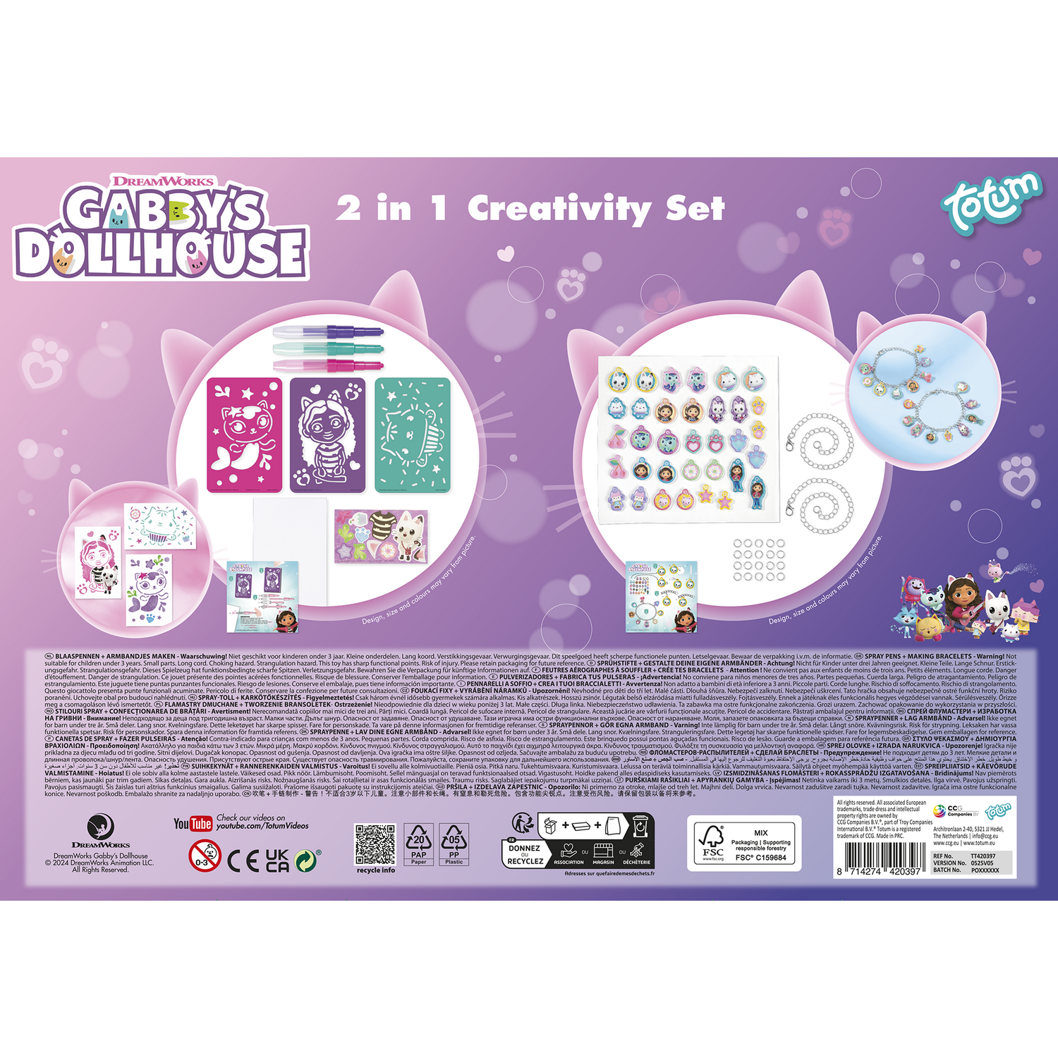 Gabbys Doll House 2 in 1 Creativity Set Image 2