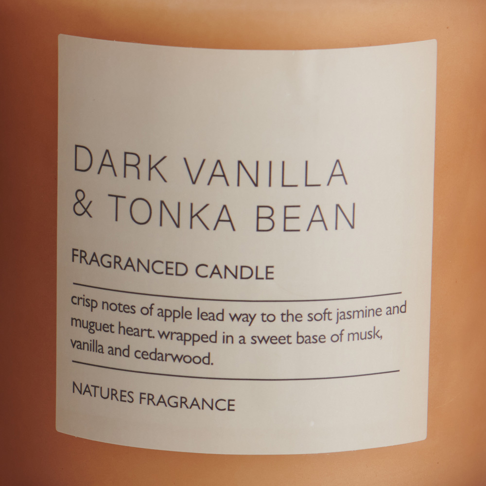 Natures Fragrance Dark Vanila and Tonka Bean Jar Candle Small Image 4
