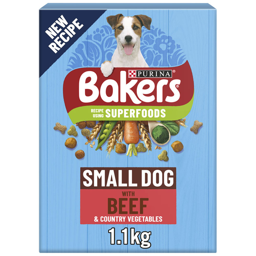 Bakers Beef and Veg Small Dog Food 1.1kg   Image 1