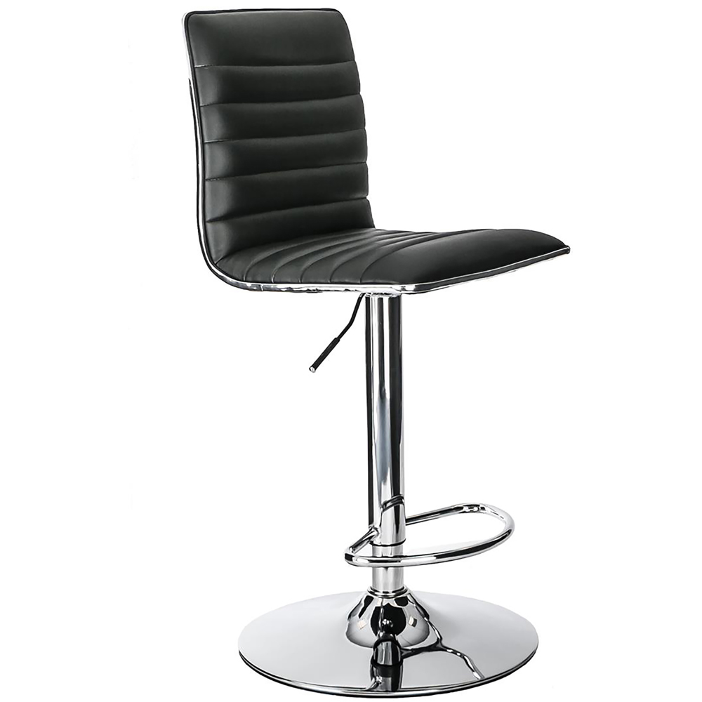 Dorel Colby Black High Back PU Barstool Image 2