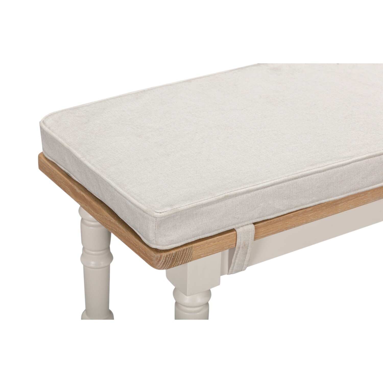 Avesbury Upholstered Bench Stone Image 5