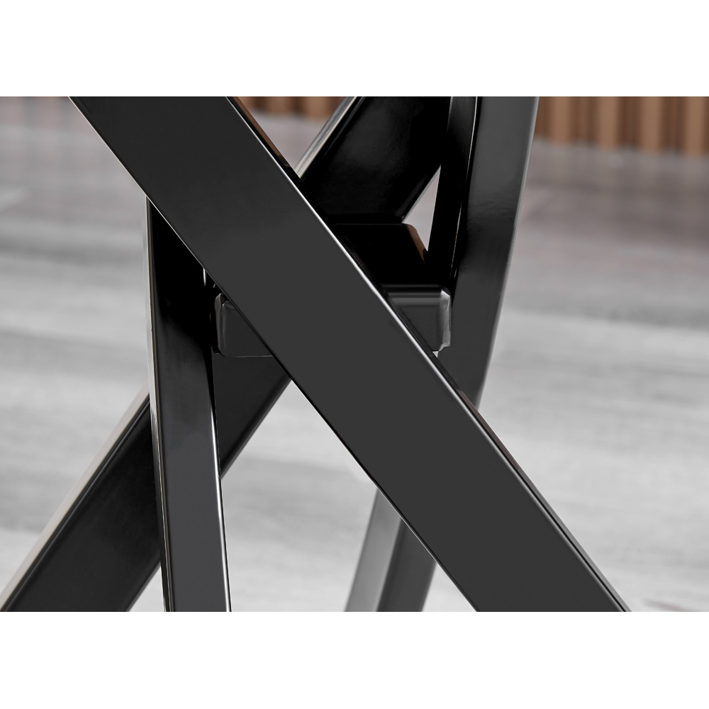 Furniturebox Tavalo Black Side Table Image 4