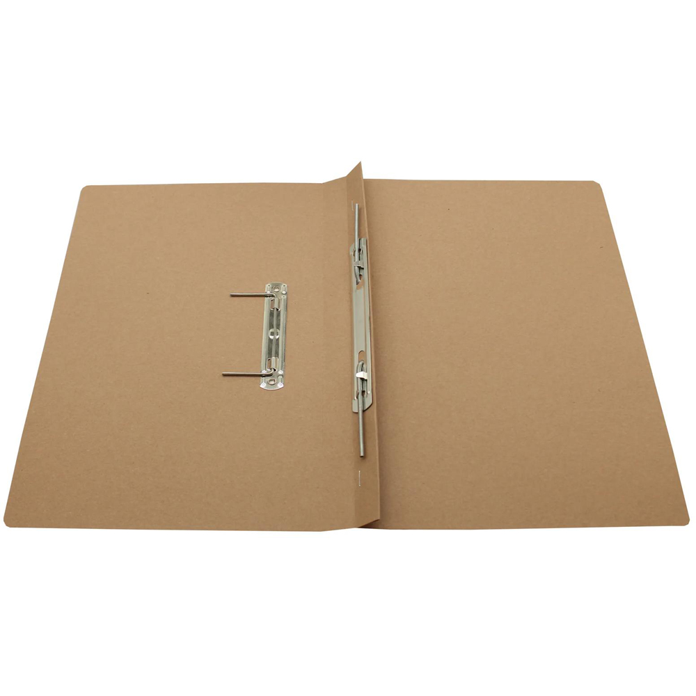 Exacompta 285gsm Buff Foolscap Spiral File 25 Pack Image 2