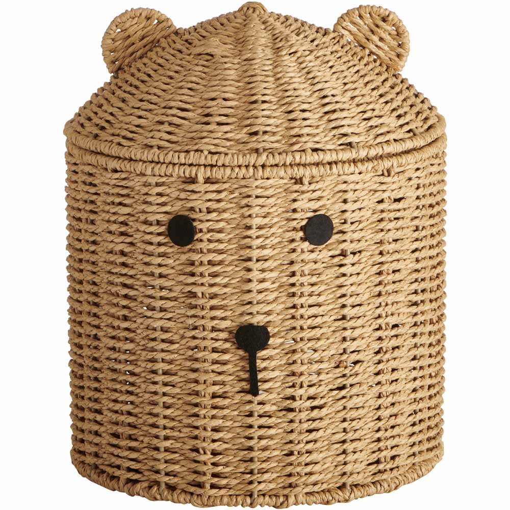 Wilko Natural Bear Woven Tubs 2 Pack Image 3