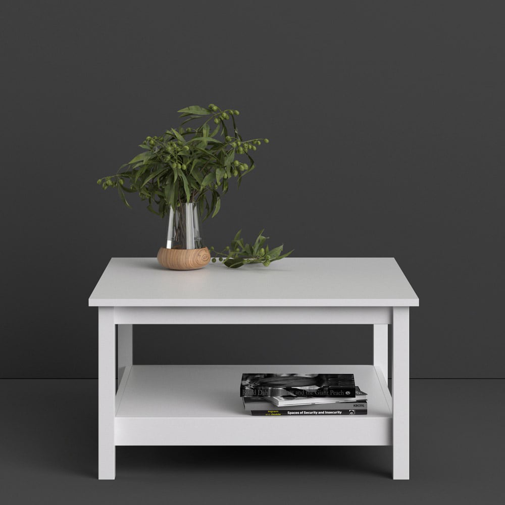 Florence Barcelona White Coffee Table Image 1