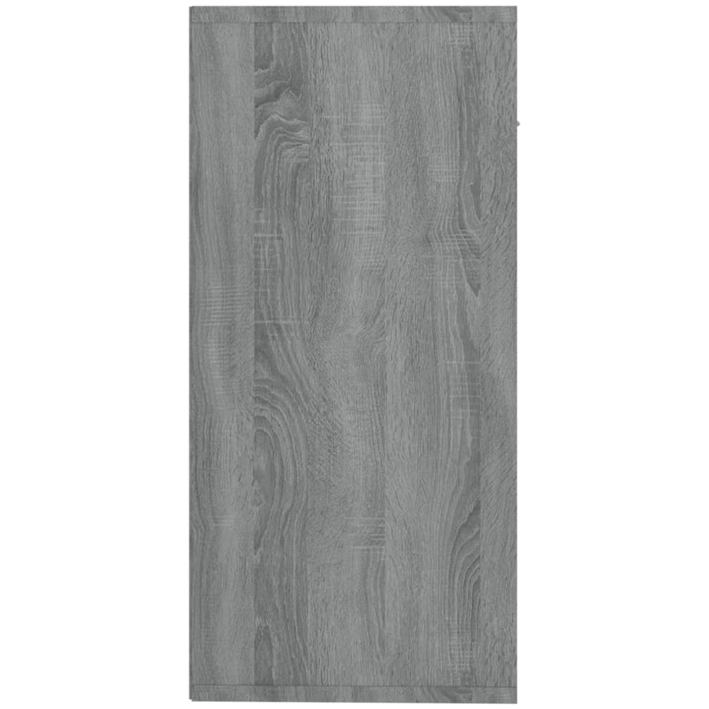 vidaXL 2 Door 4 Drawer Grey Sonoma Wooden Sideboard Image 5