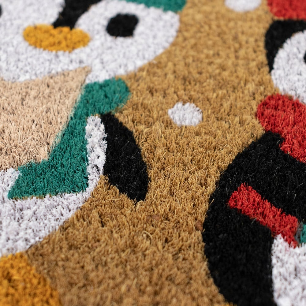 JVL Christmas Penguin Latex Coir Door Mat 40 x 58cm Image 4