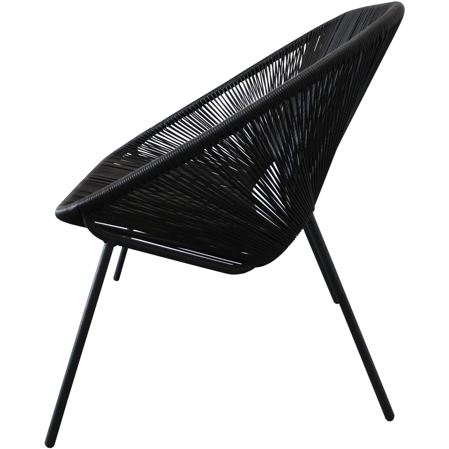 Acapulco 2 Seater Bench Black Image 6