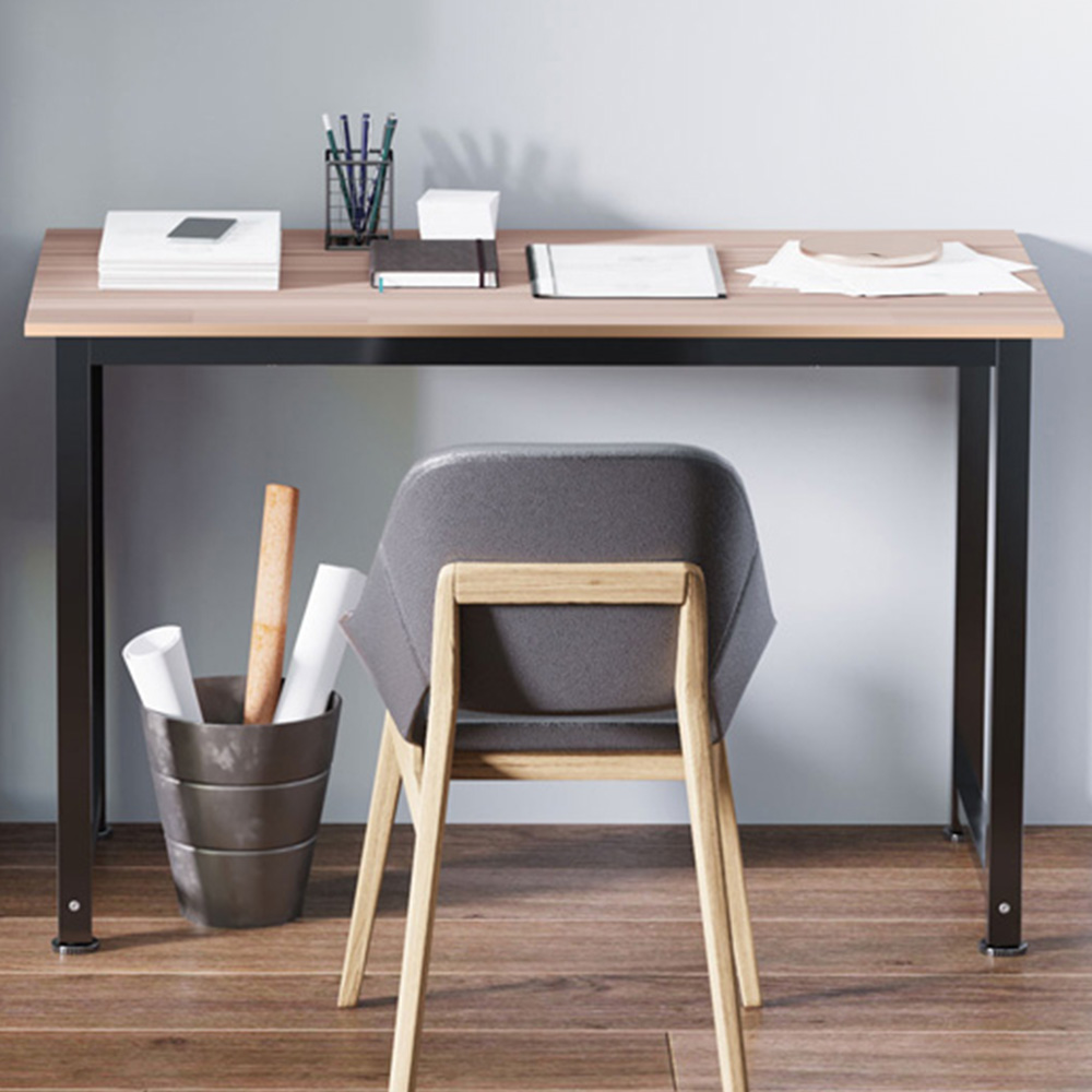 Portland Home Office Computer Writing Desk Black Image 1