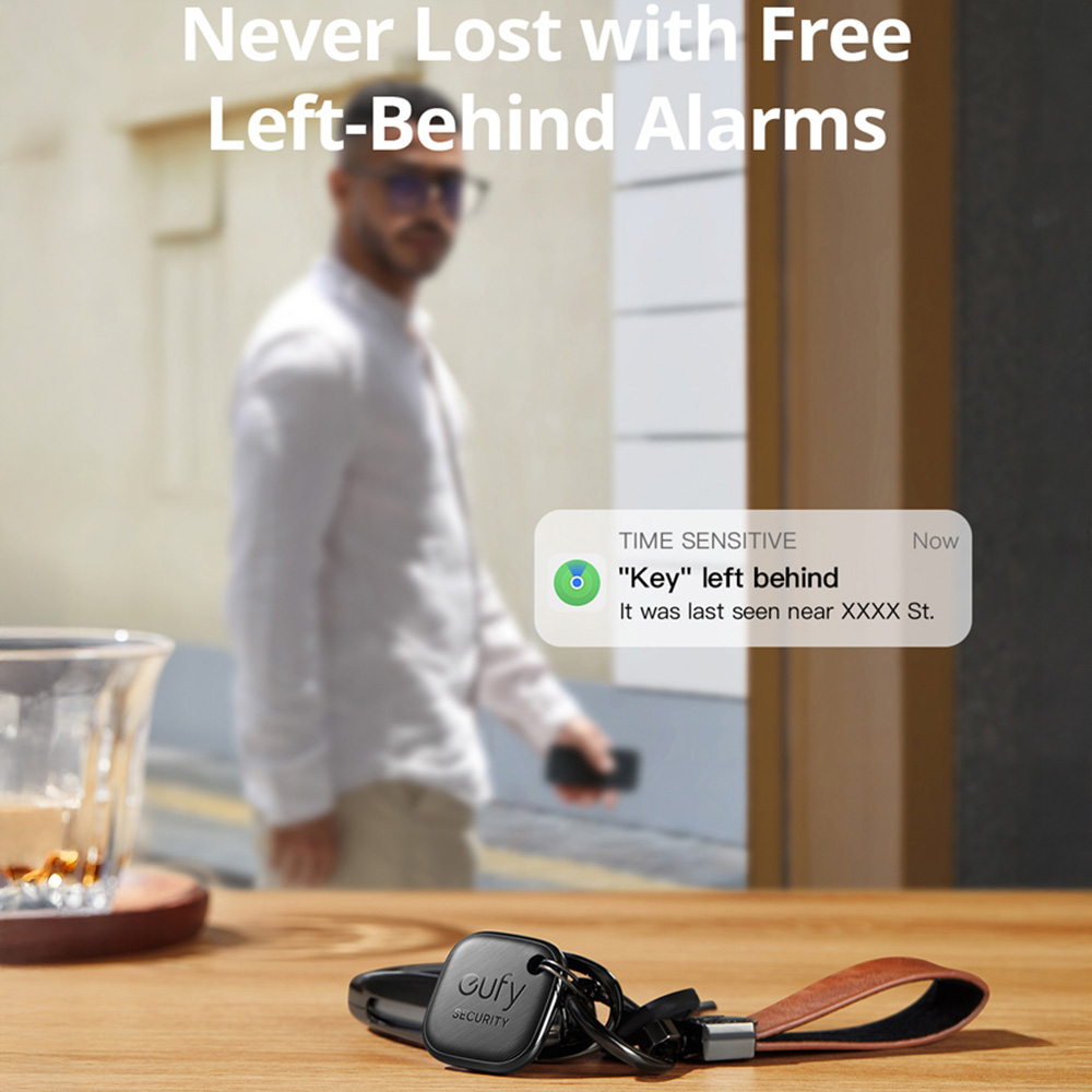 Eufy Black IOS Smart Tracker 4 Pack Image 2