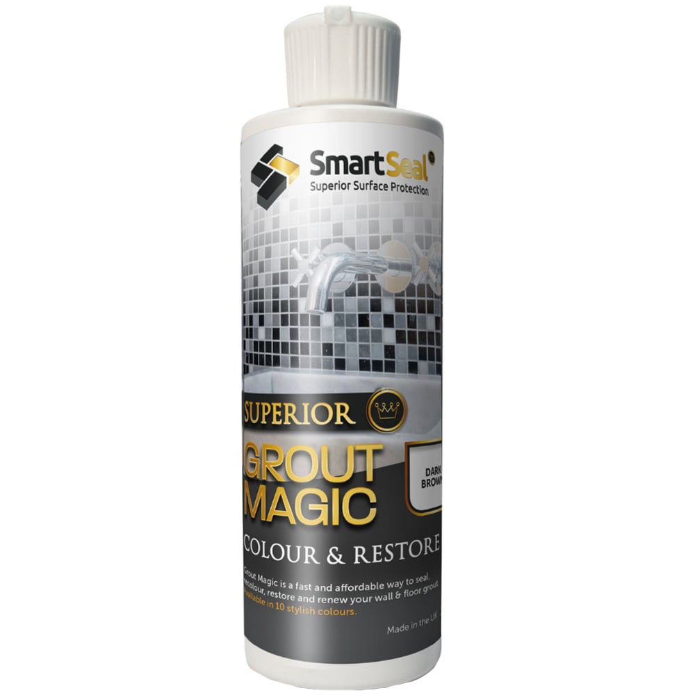 SmartSeal Dark Brown Grout Magic 237ml Image 1