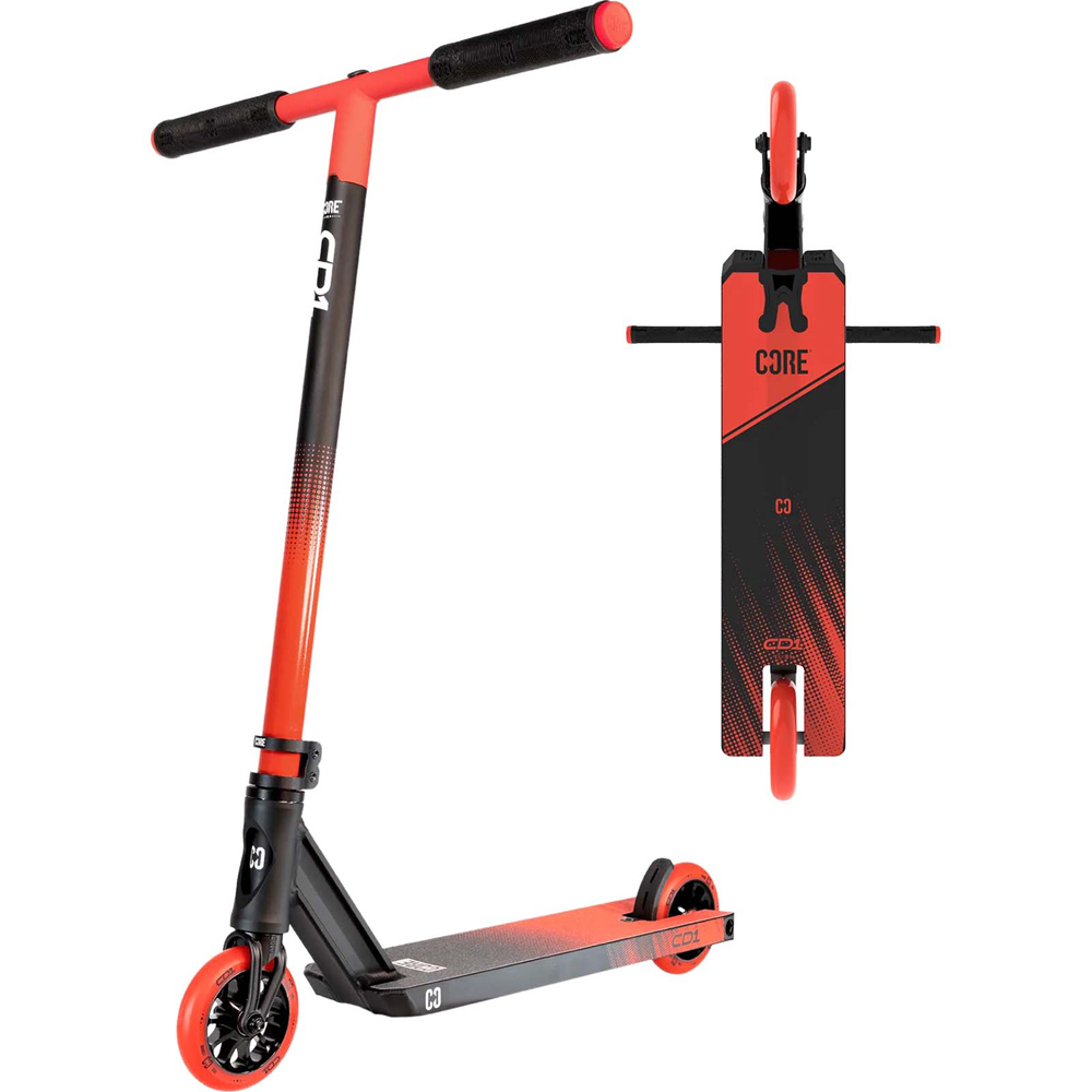 Core CD1 Red and Black Stunt Scooter Image 2