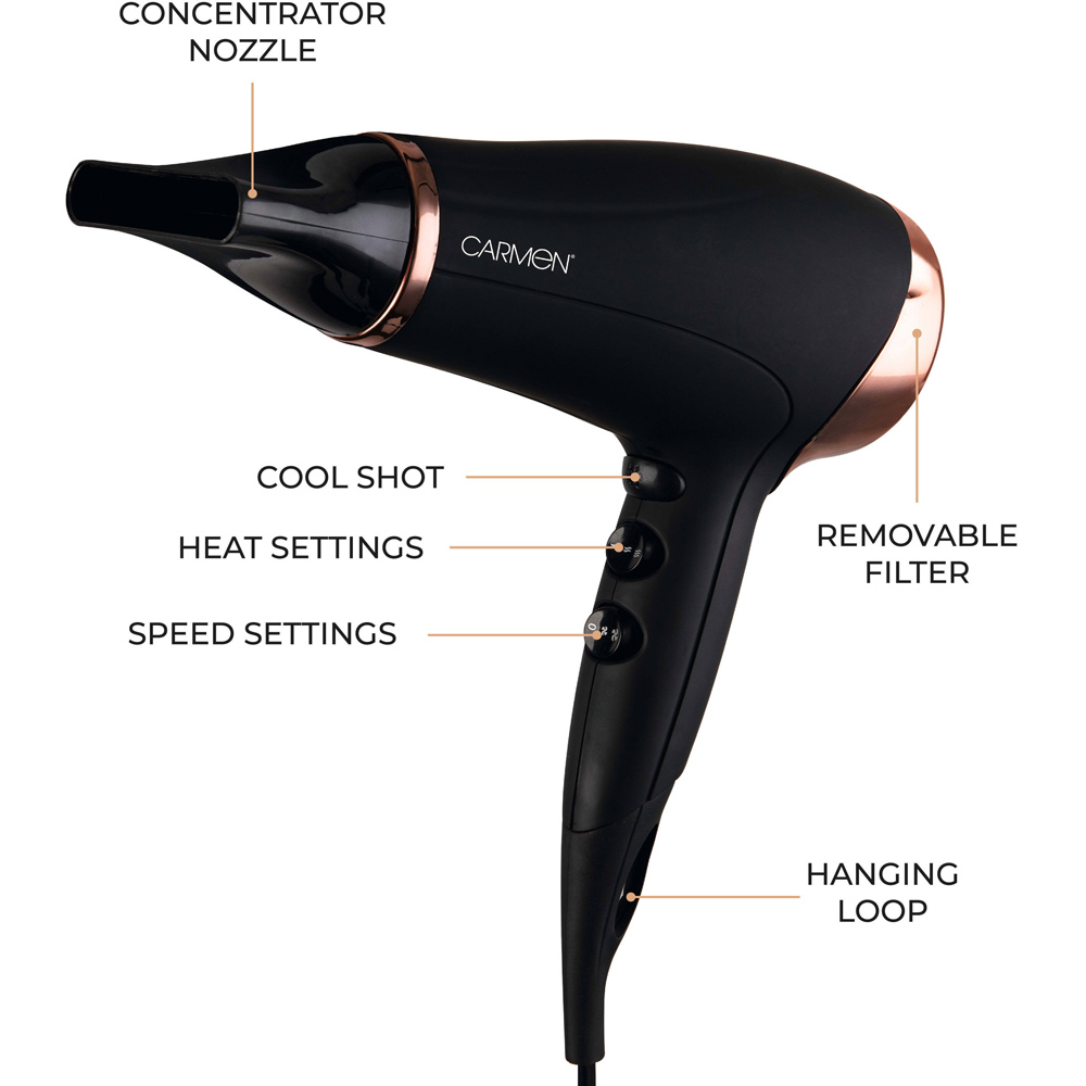 Carmen Noir 2 Hair Dryer Image 3