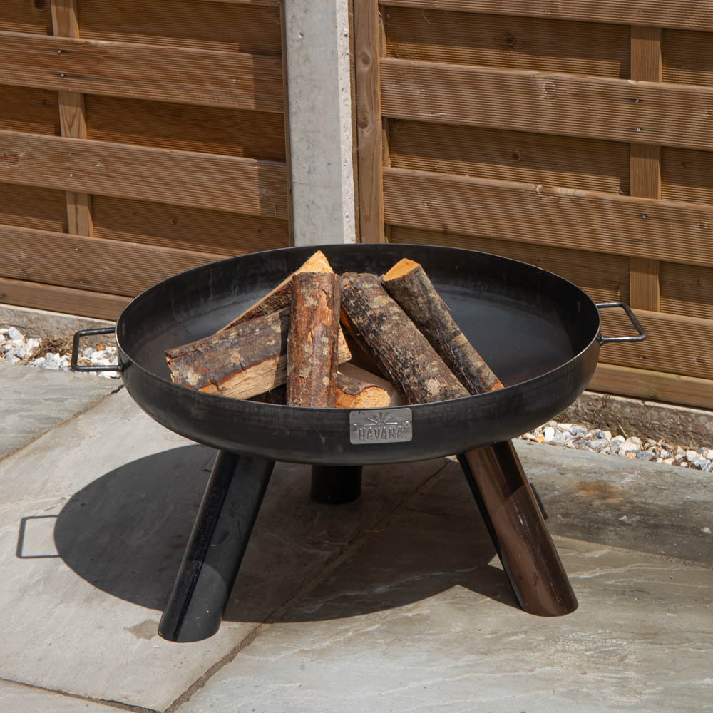 Samuel Alexander Black Steel Primo Caldera Outdoor Fire Pit 35cm Image 4