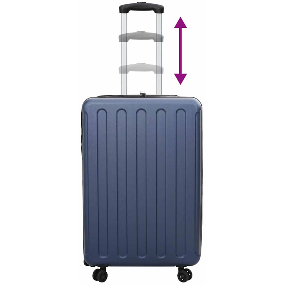 vidaXL 28 inch Blue Rectangular Travel Bag Image 7