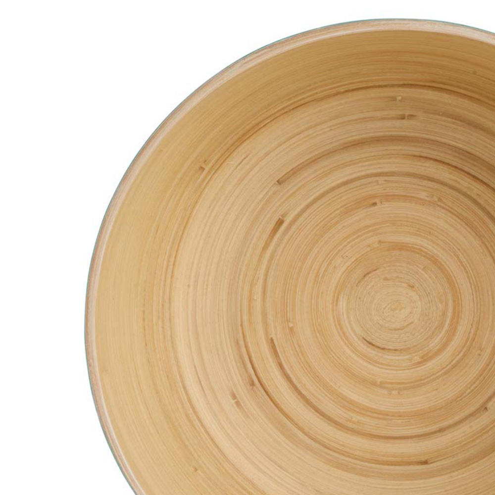 Wilko Eastern Spun Bamboo Serving Bowl Image 5