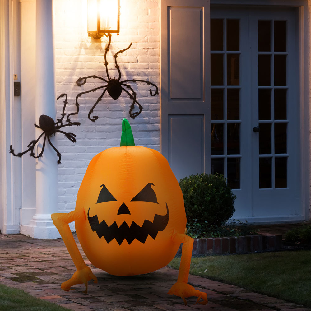 For Living Ceramic Light Up Pumpkin With LED Light For Halloween ...