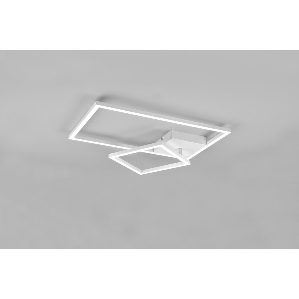 TRIO Padella Matt White LED Ceiling Light Image 3