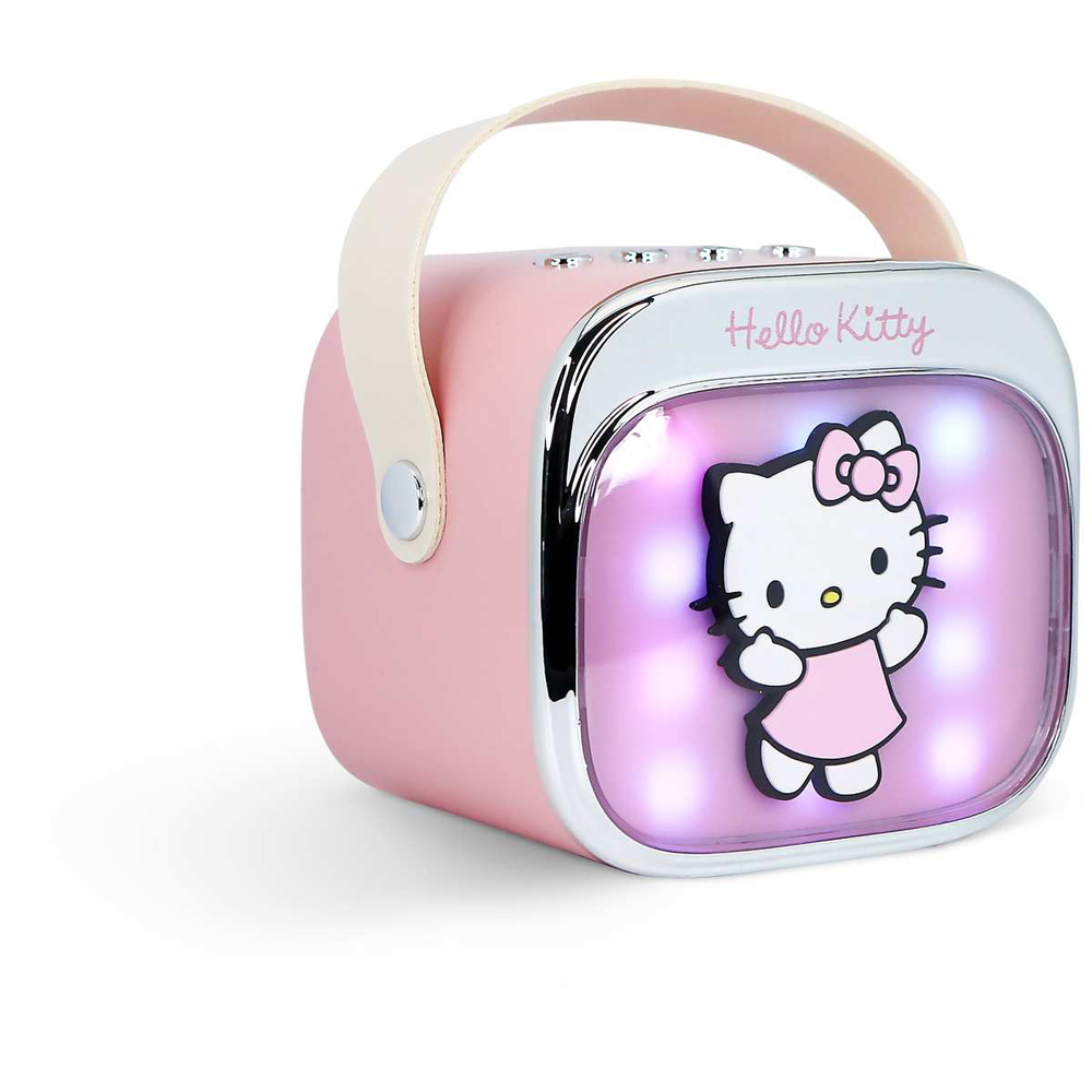 OTL Hello Kitty PopSing LED Light-Up Wireless Karaoke Speaker and Microphone Image 6