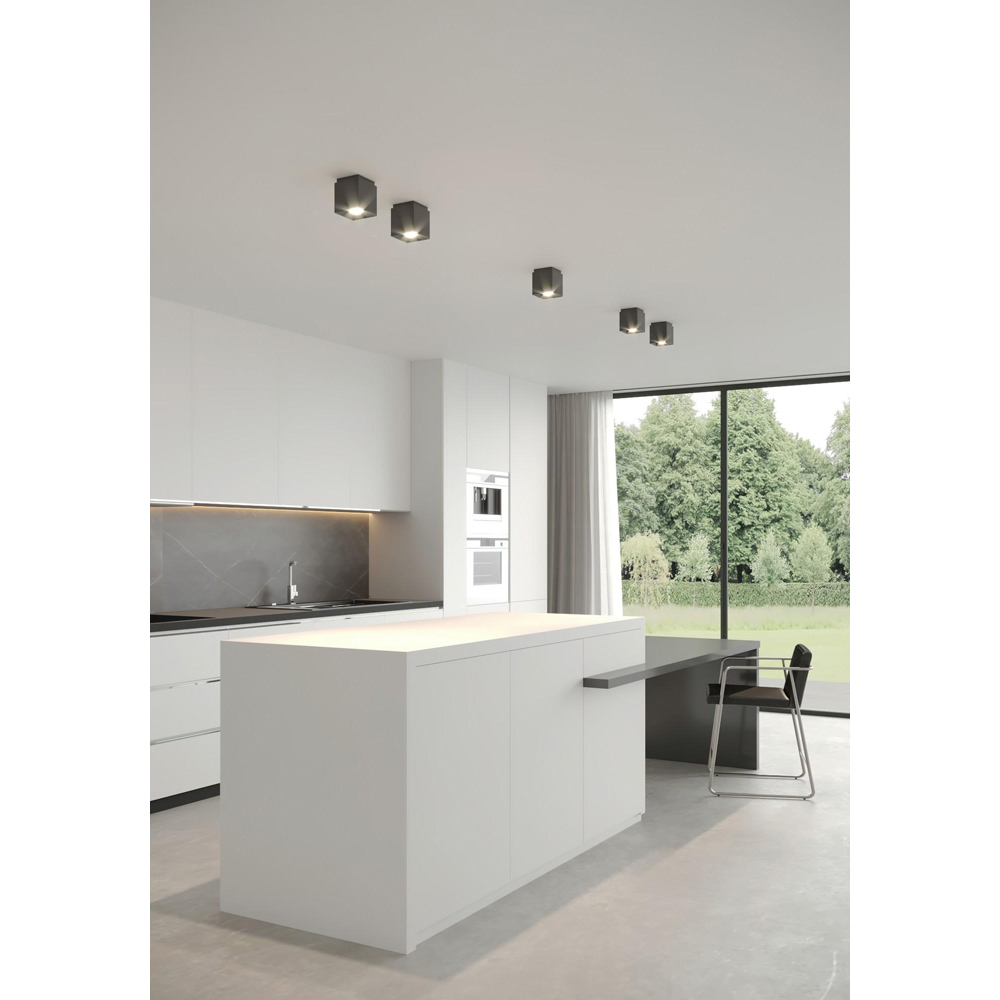 Nordlux Ethan 1-Spot Black Square Spotlight Image 2