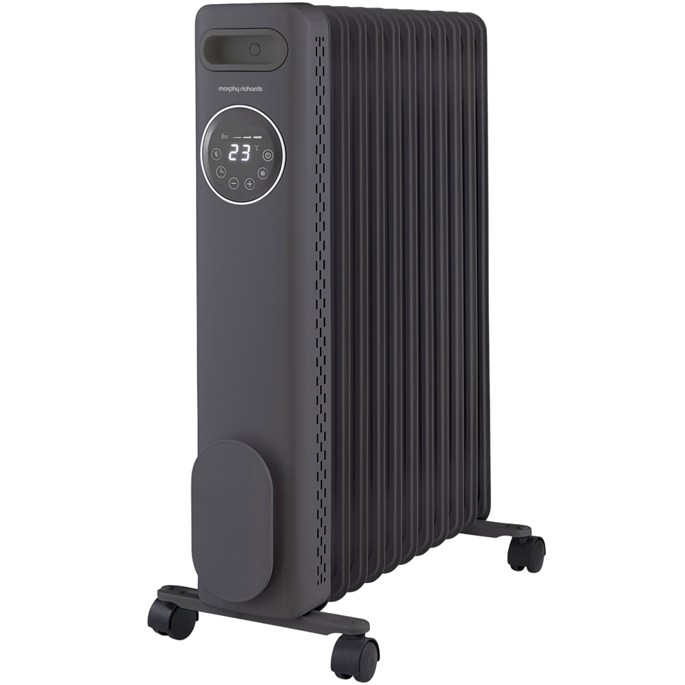 Morphy Richards Grey Digital Oil Filled Radiator 2500W Image 1