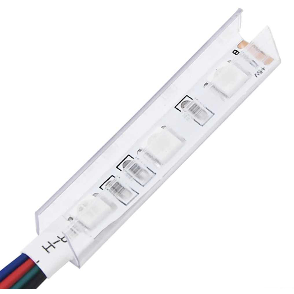 vidaXL 4 Shelf White LED Sideboard Image 8