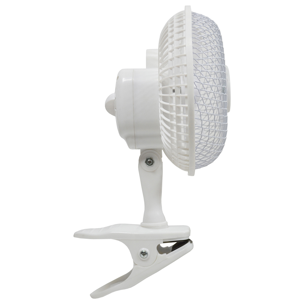 Igenix White Clip Fan 6 inch Image 3
