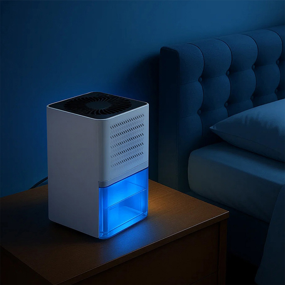 Spector White Portable Quiet Mini Dehumidifier 1L Image 3