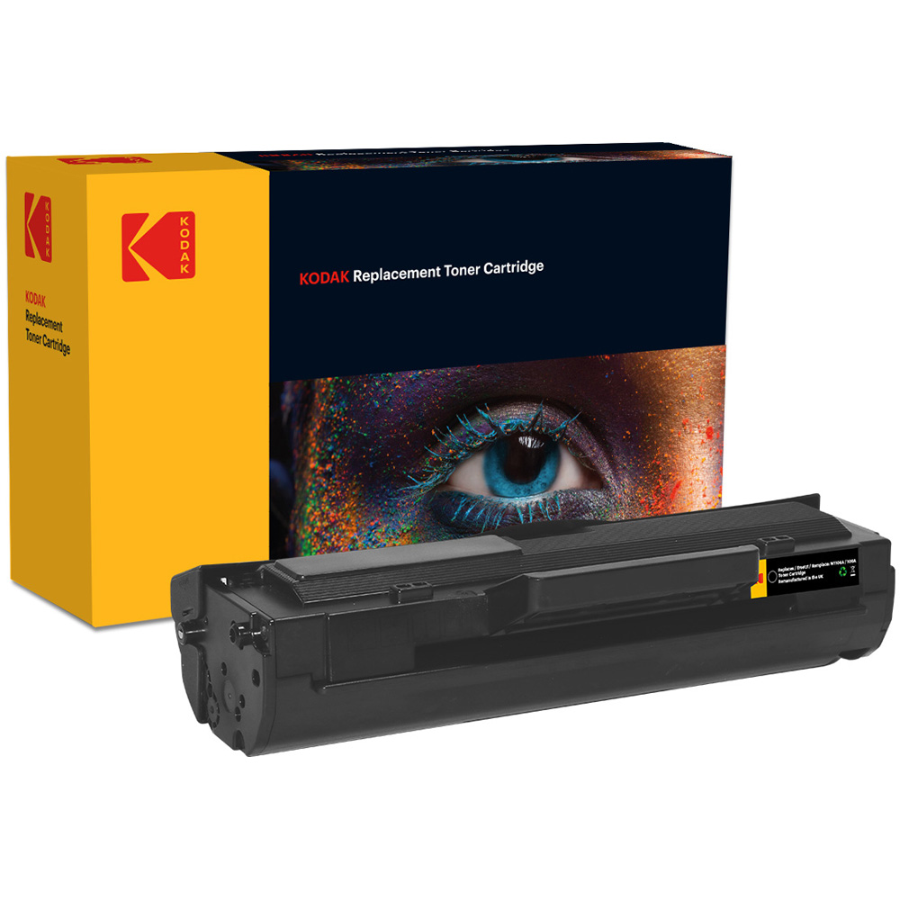 Kodak HP W1106A Black Replacement Laser Cartridge Image 1