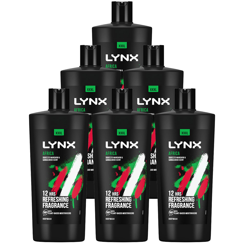 Lynx XXXL Africa Shower Gel Case of 6 x 700ml Wilko