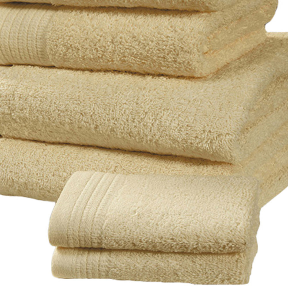 Rapport Home Chatsworth Super Soft 600gsm Combed Cotton Yellow Bath Towel Image 3