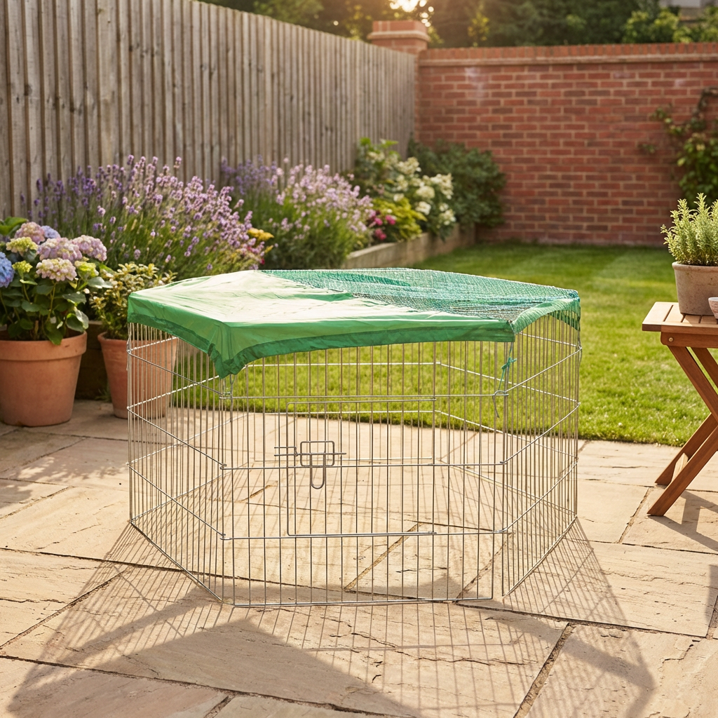 Small Animal Pen with Net 60cm Image 4