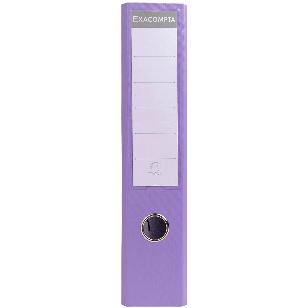 Exacompta PremTouch A4 Dark Purple PVC Lever Arch File 10 Pack Image 5