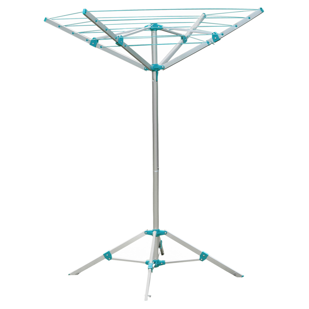 JVL Rotary 4 Arm Portable Airer 16m Image 1