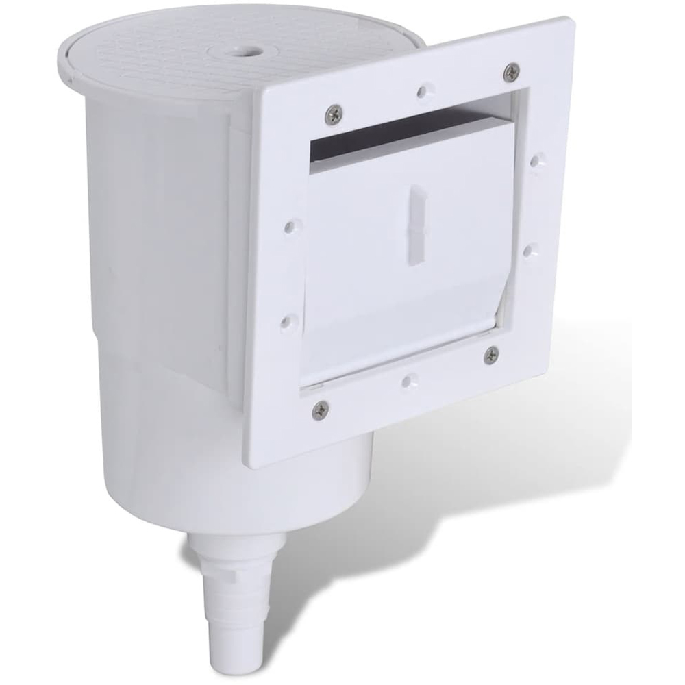 Walplus White ABS Pool Skimmer Accessory Set 8 Piece Image 3