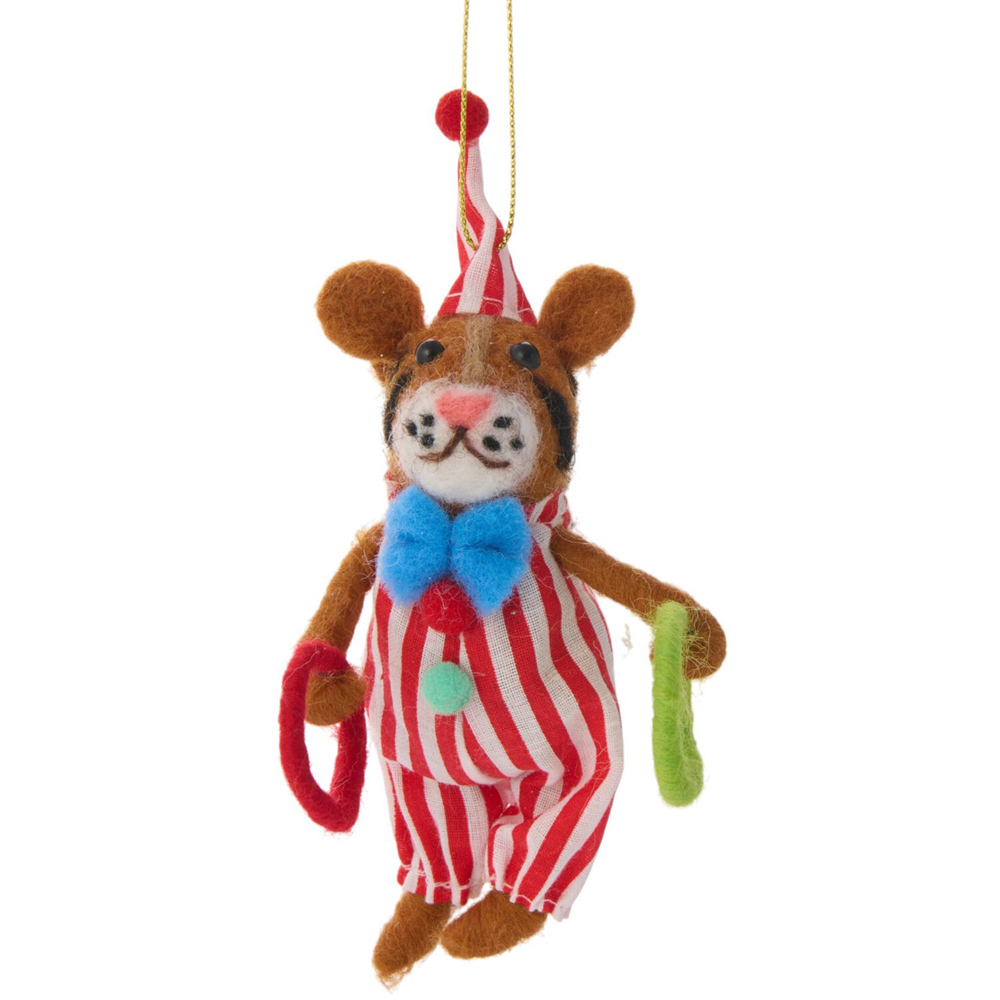 Wool Circus Tiger Hanging Decoration Image 5