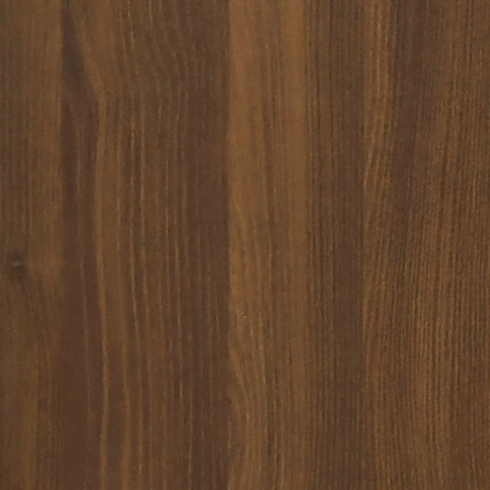 vidaXL 2 Door 2 Shelf Brown Oak TV Cabinet Image 8