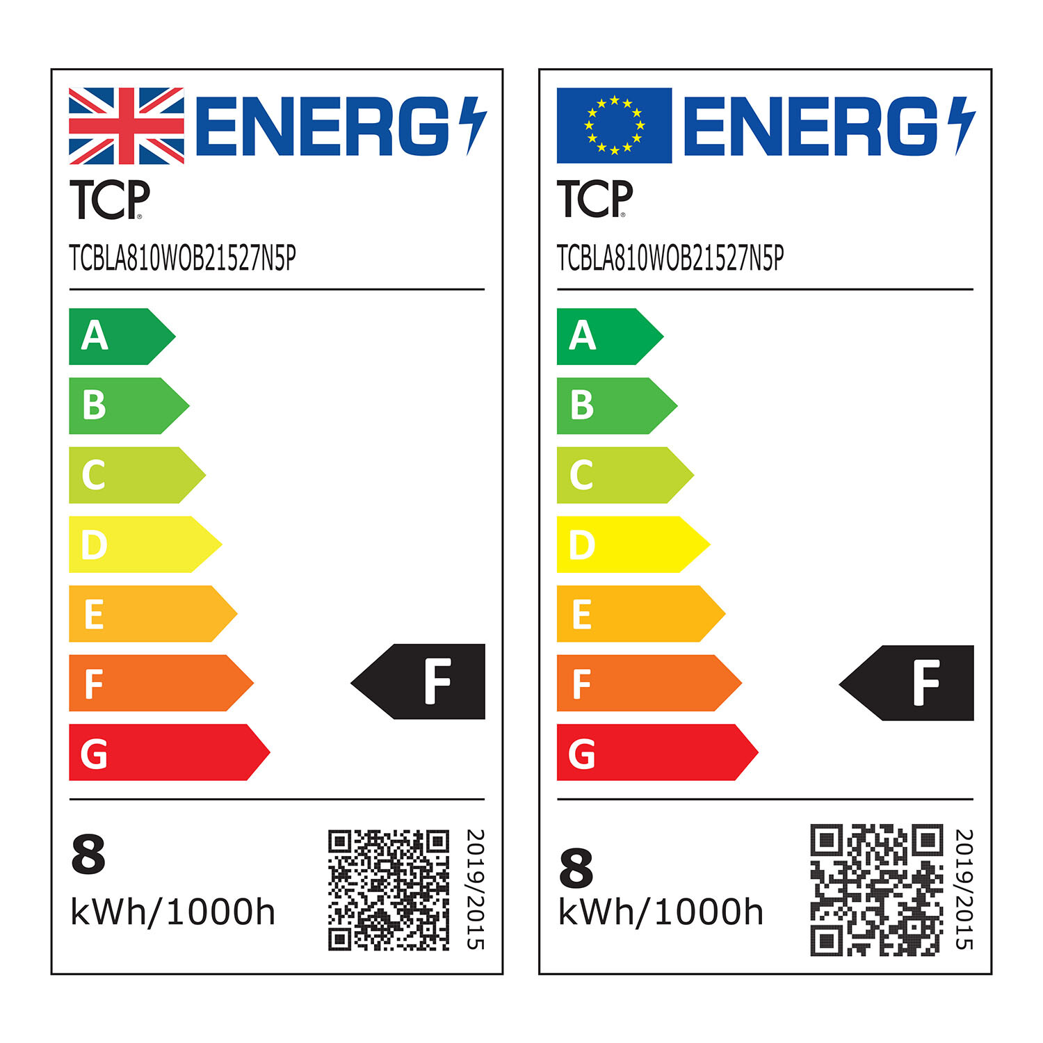 TCP LED Classic 810L B22 Bulbs - Warm White Image 4