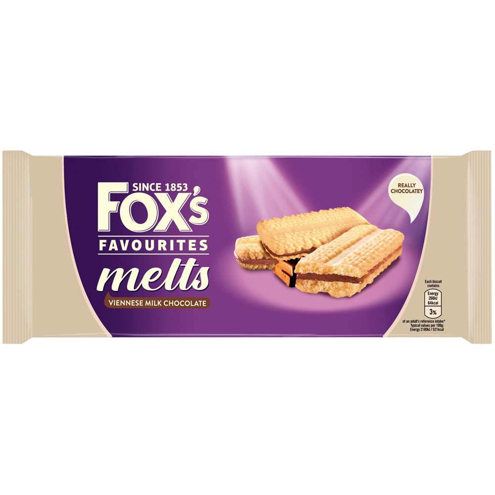 Fox's Melts Viennese Milk Chocolate 120g Image
