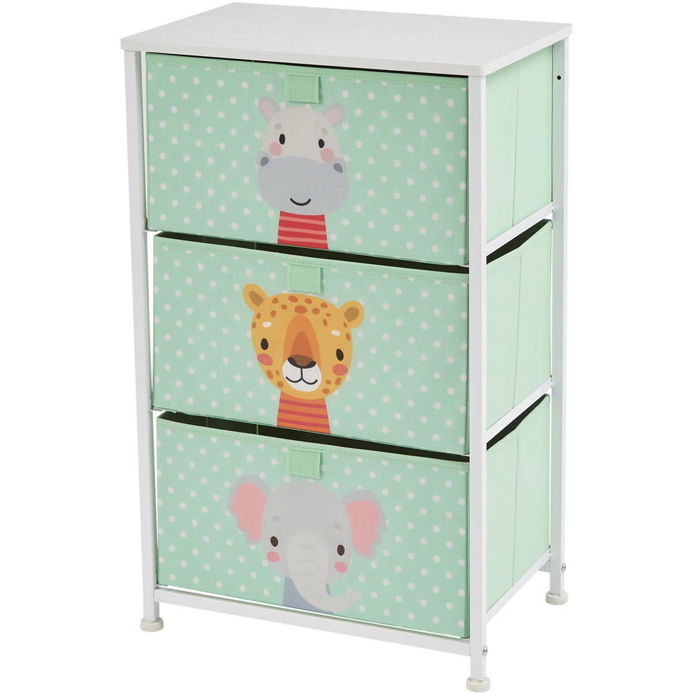 Liberty House Toys Kids Jungle 3 Drawer Storage Chest Image 2