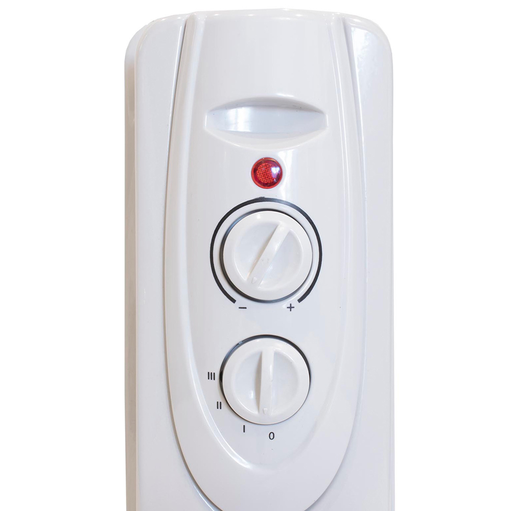 Jack Stonehouse White Portable Oil Filled Radiator 2000W Image 3