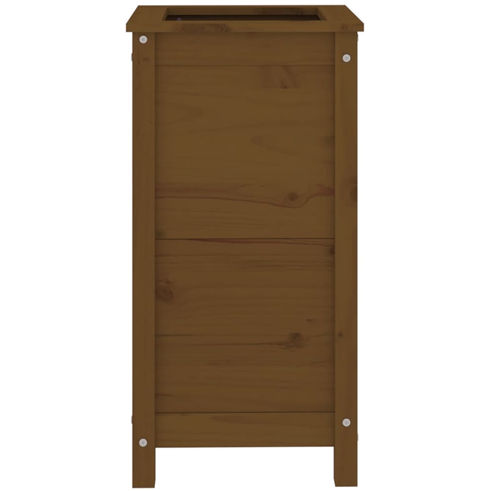 vidaXL Brown Solid Pine Wood Garden Planter 78 x 40 x 40cm Image 3