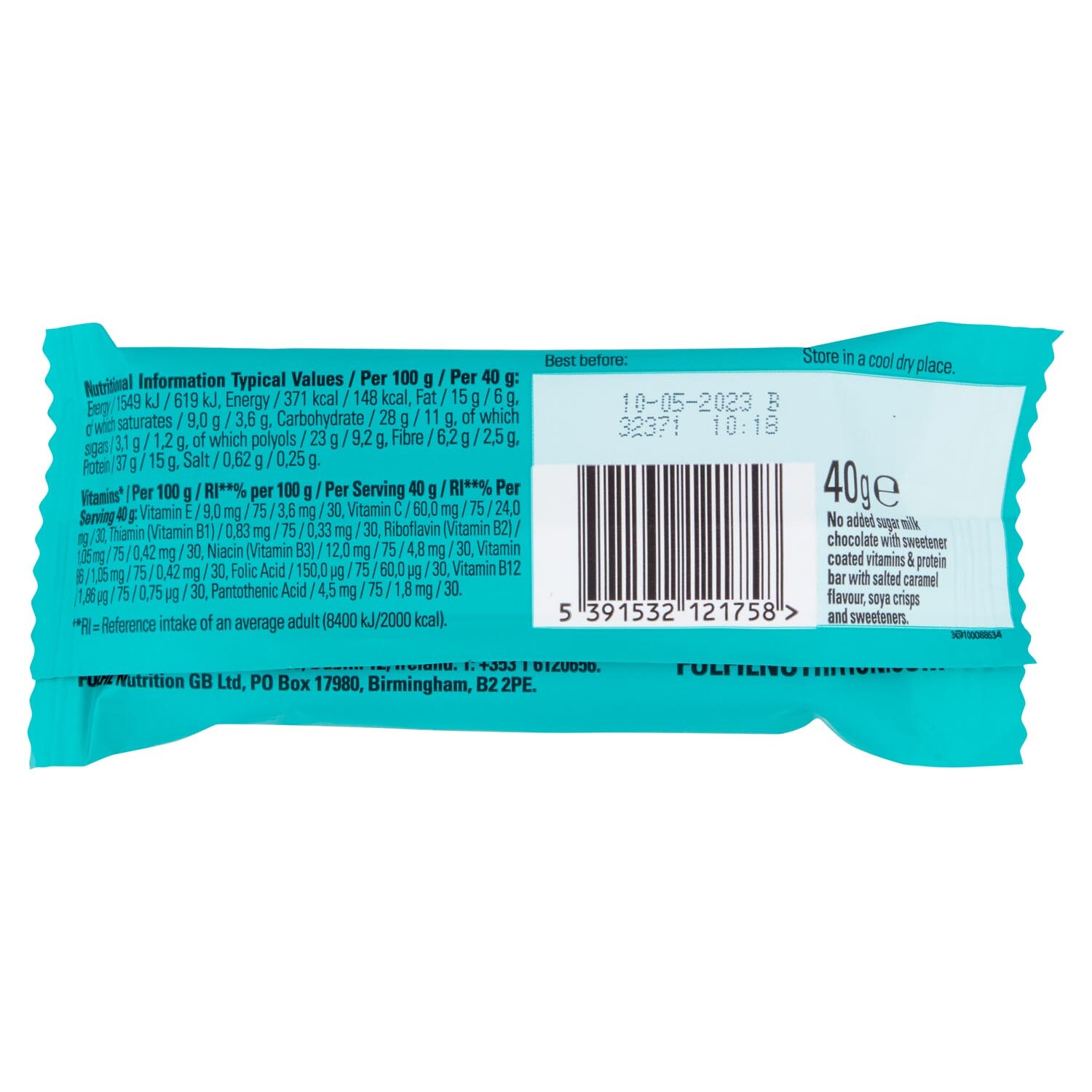Fulfil Vitamin and Protein Bar - Chocolate Salted Caramel Image 2