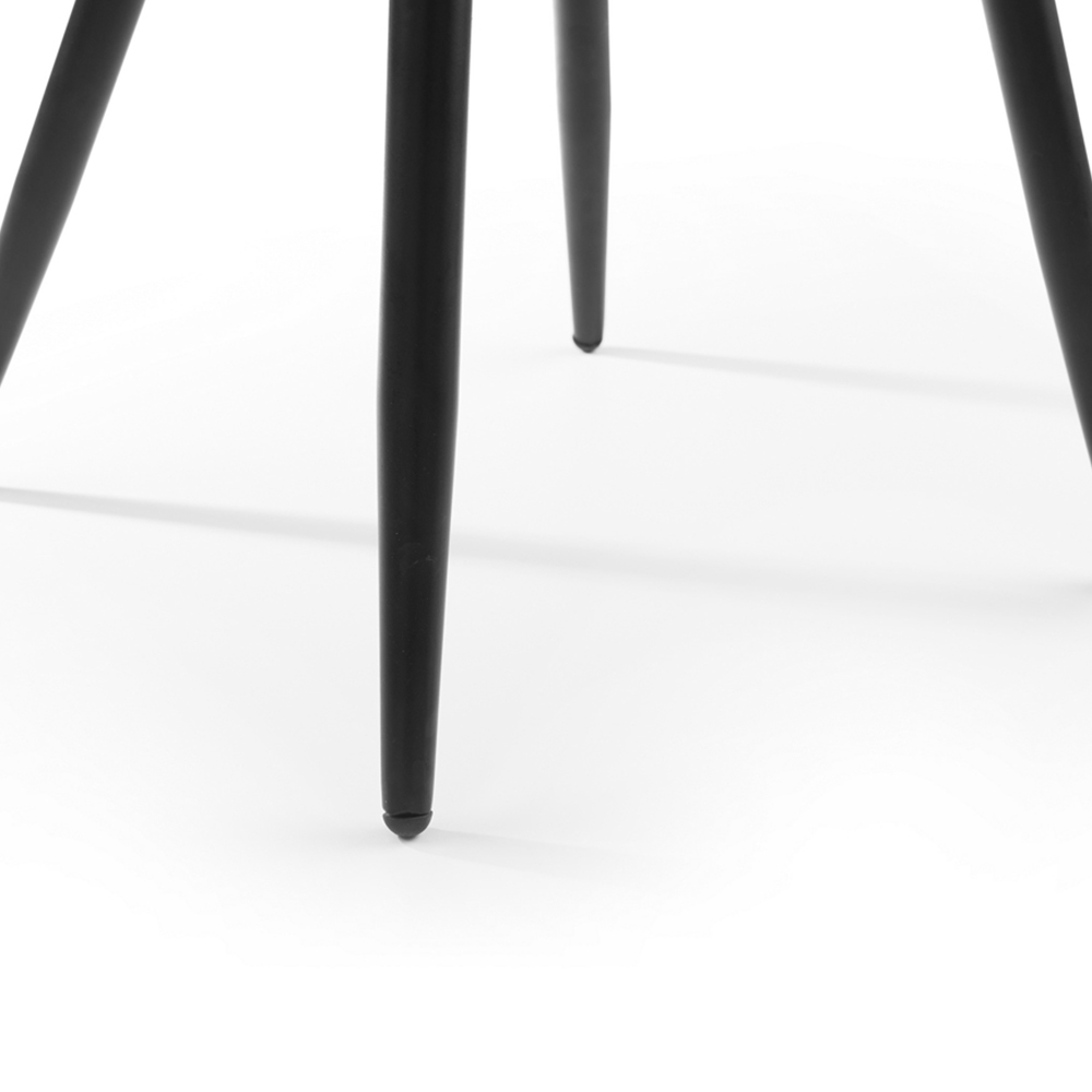 Julian Bowen Burgess Set of 2 Grey Dining Chair Image 6