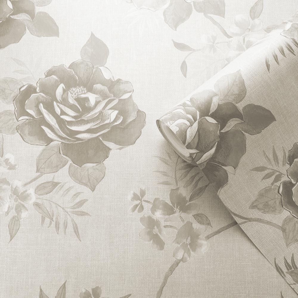 Darcy James Rosalind Cream Wallpaper Image 2