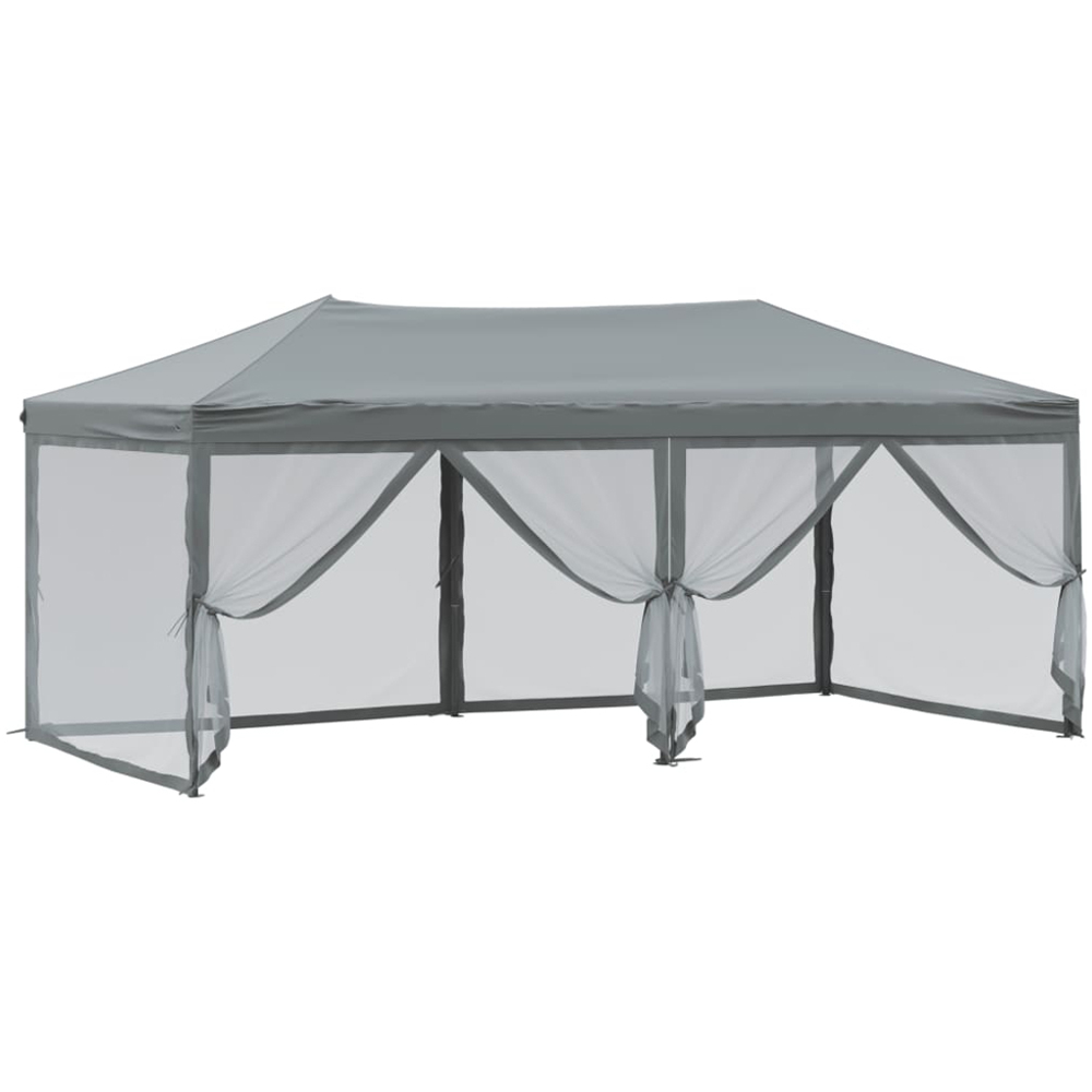vidaXL 3 x 6m Anthracite Party Tent with Sidewalls Image 6