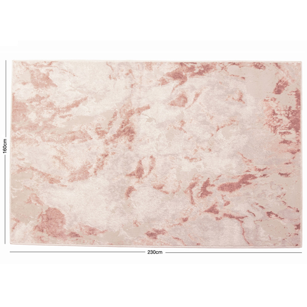 Eselle Muse Bahia Pink Marble Rug 160 x 230cm Image 7