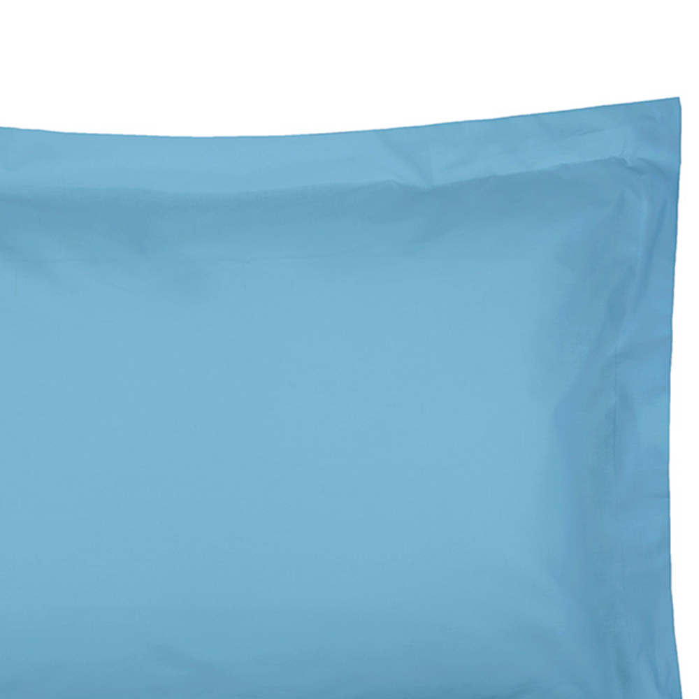 Serene Oxford Sky Blue Pillowcase Image 2