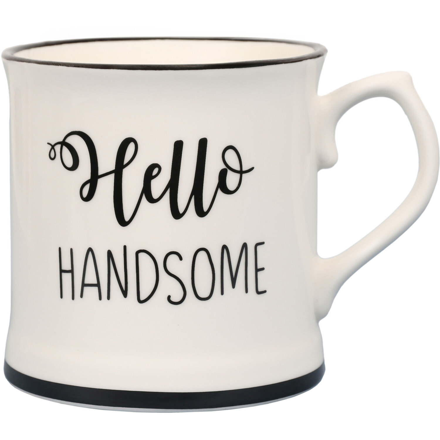 Hello Handsome Tankard Mug - White Image 1